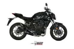 MIVV Delta Race Black RVS Yamaha MT-07 (14-) Compleet Uitlaatsysteem -Motoronderdelen Winkel 2 y044ldrb 1 e187