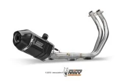 MIVV Delta Race Black RVS Yamaha MT-07 (14-) Compleet Uitlaatsysteem -Motoronderdelen Winkel 4 speededge 1 f049