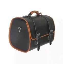 Vespa Leren Tas Zwart