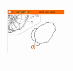 KTM Koppelingsdeksel Pakking 63530025100
