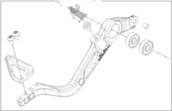 KTM Rempedaal Toevoeging 95813051000