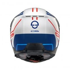 Schuberth C5 Master Motorhelm -Motoronderdelen Winkel C5 master wit blauw achterzijde 7b10