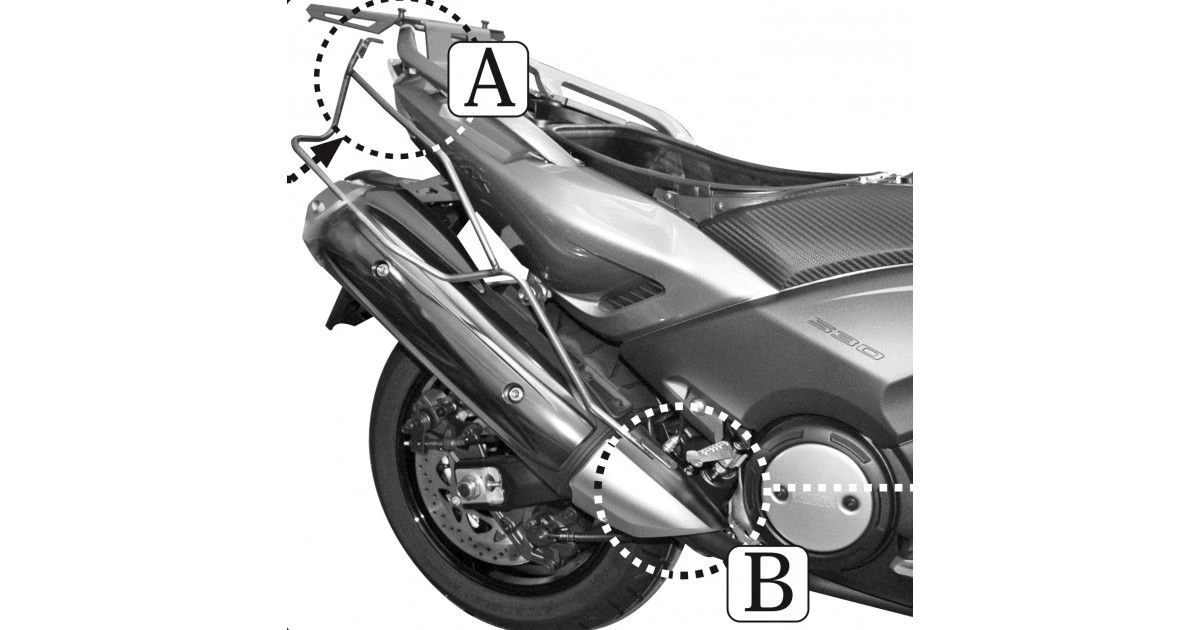 GIVI T2013 Zijtassenbeugels 1 GIVI T2013 Zijtassenbeugels