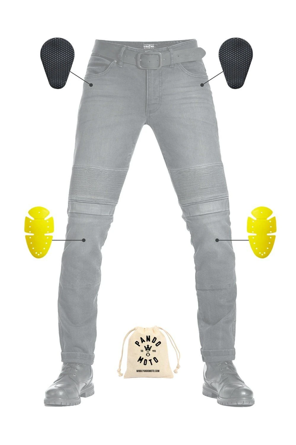 Pando Moto Karl Devil 9 Motorbroek 3 Pando Moto Karl Devil 9 Motorbroek - Afbeelding 3