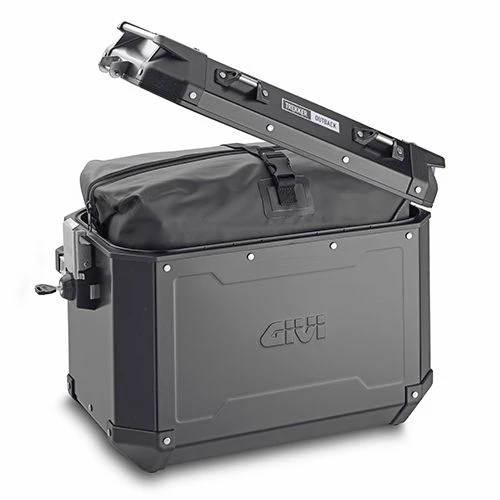 GIVI OBKN48BR Zijkoffer Rechts Monokey 48L Outback Zwart 2 GIVI OBKN48BR Zijkoffer Rechts Monokey 48L Outback Zwart - Afbeelding 2