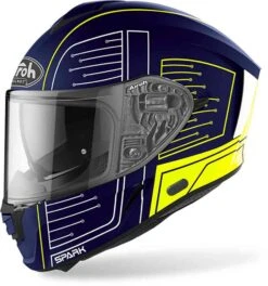 Airoh Spark Cyrcuit Motorhelm -Motoronderdelen Winkel airoh spark cyrcuit blauw b5d8