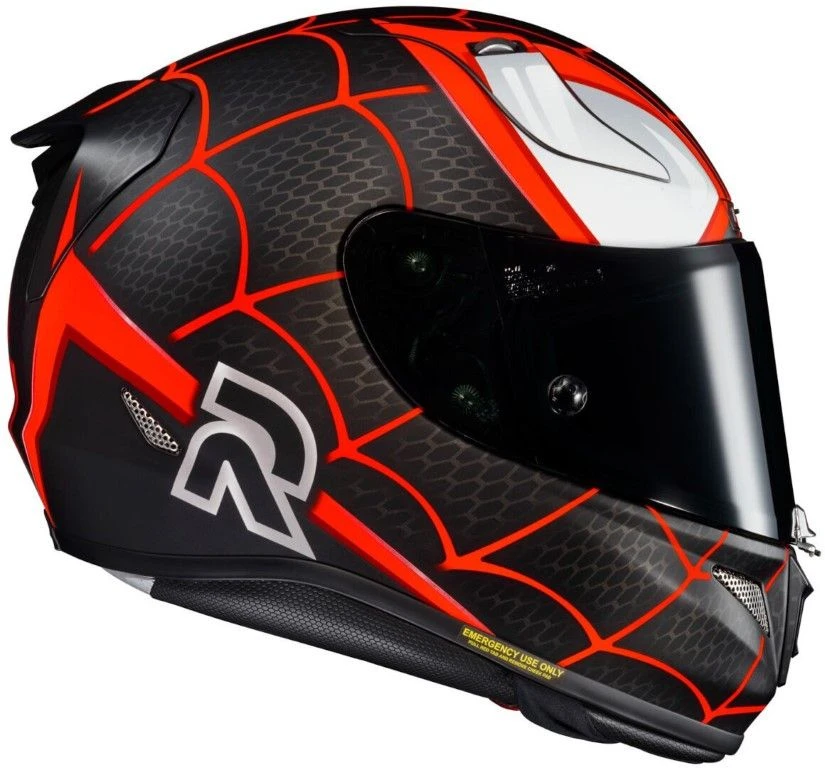 HJC RPHA 11 Spiderman Miles Morales Motorhelm 2 HJC RPHA 11 Spiderman Miles Morales Motorhelm - Afbeelding 2