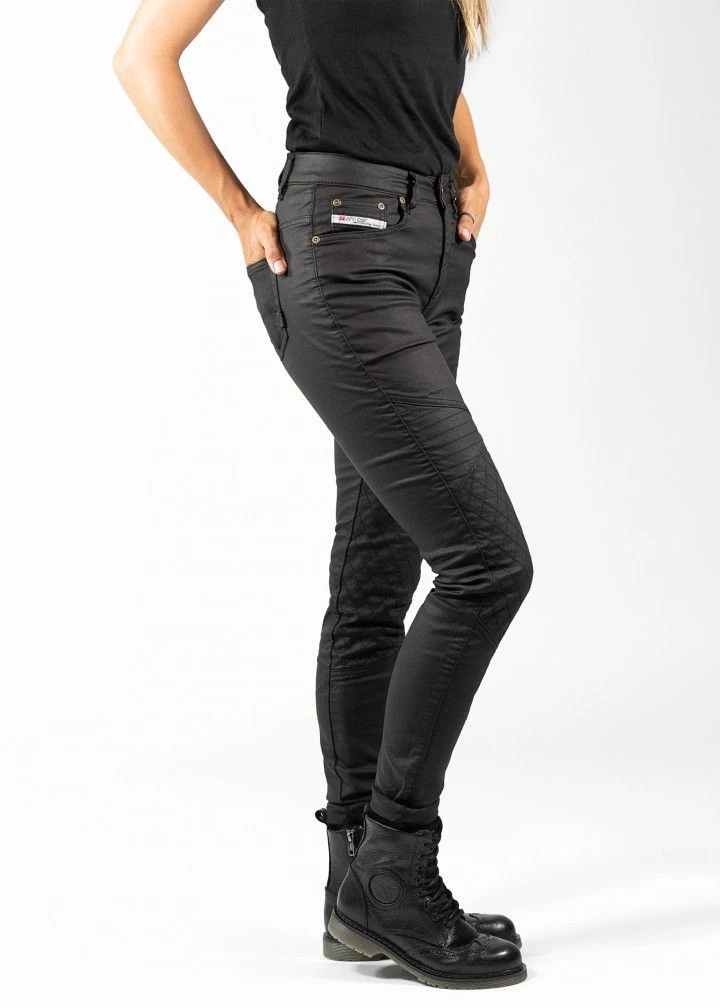 John Doe Betty Biker Jeggings Zwart Motorbroek 1 John Doe Betty Biker Jeggings Zwart Motorbroek