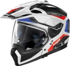 Nolan N70-2 X Torpedo Motorhelm -Motoronderdelen Winkel nolan n70 2 x torpedo wit blauw rood 314e
