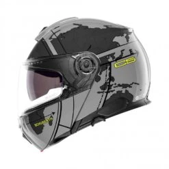 Schuberth C5 Globe Motorhelm -Motoronderdelen Winkel schuberth c5 globe grijs fluo 2 20e8