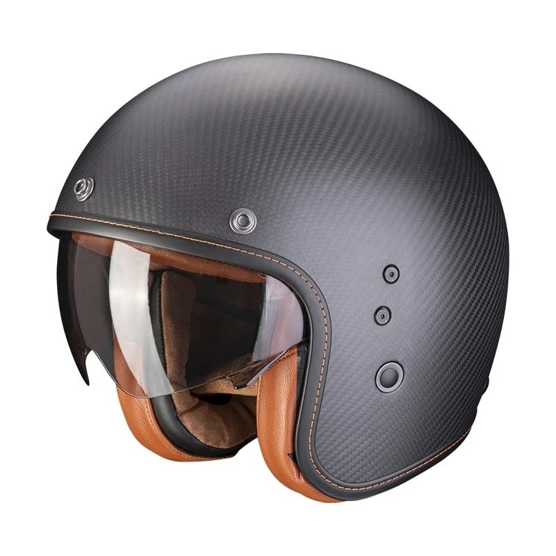 Scorpion Belfast Evo Carbon Solid Motorhelm 3 Scorpion Belfast Evo Carbon Solid Motorhelm - Afbeelding 3