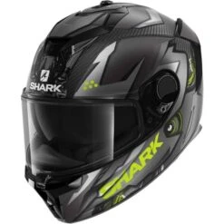 Shark Spartan GT Carbon Urikan Motorhelm 5 Shark Spartan GT Carbon Urikan Motorhelm -Motoronderdelen Winkel shark spartan gt carbon urikan antraciet fluo 8baa